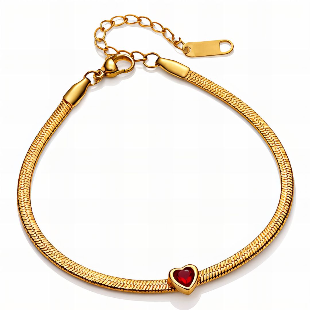 Bracciale Cuore Rosso