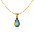 Collana Goccia Azzurra
