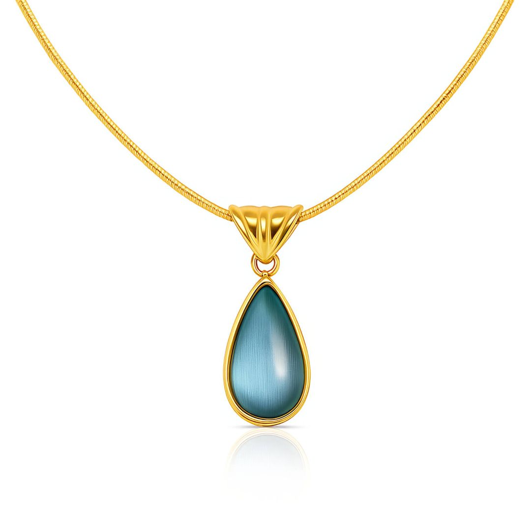 Collana Goccia Azzurra