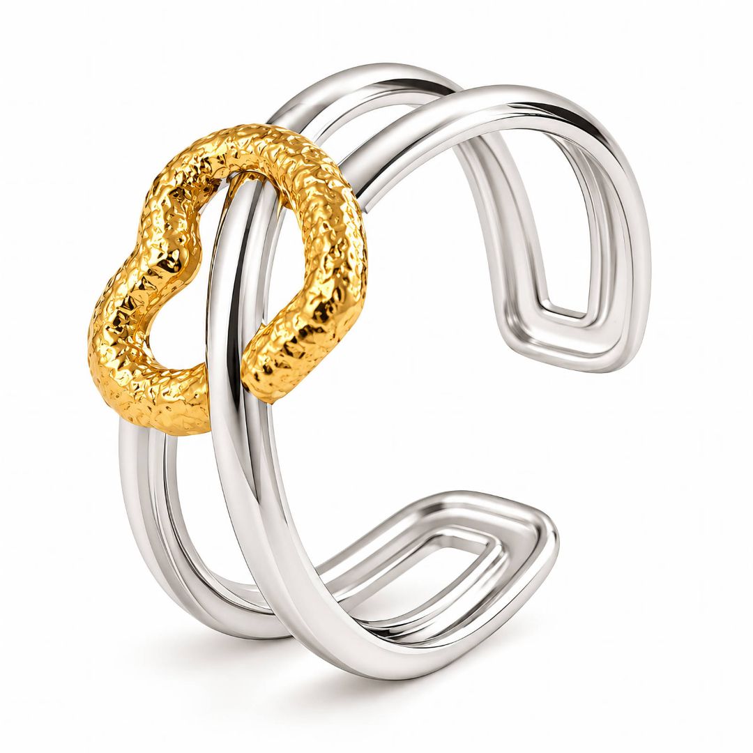 Anello Cuore d'oro