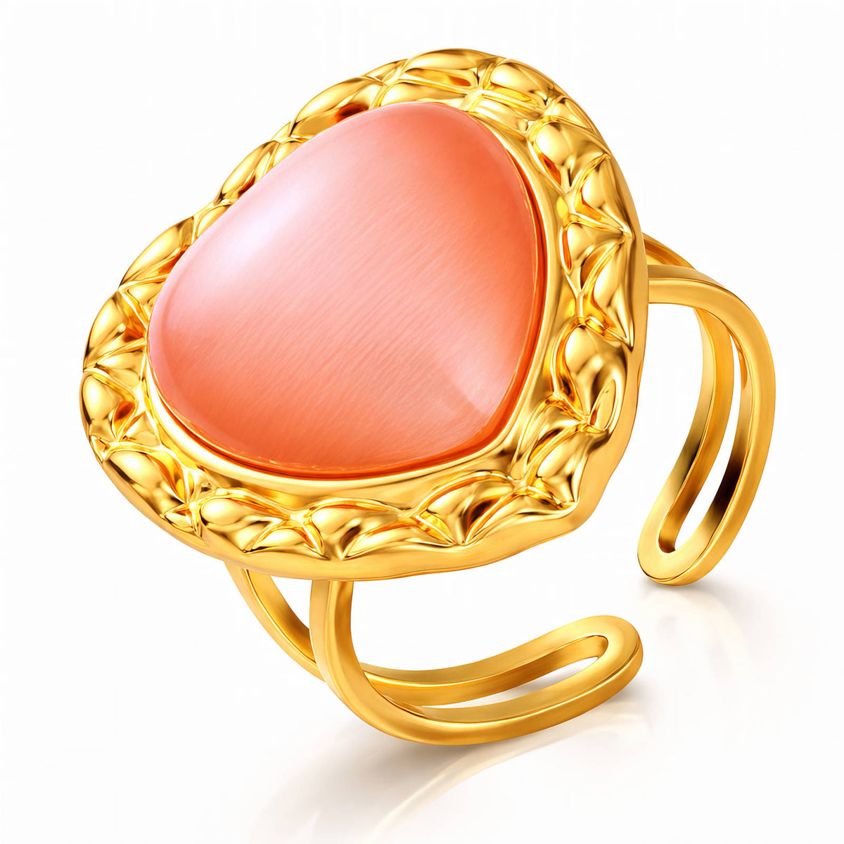 Anello Cuore Rosa