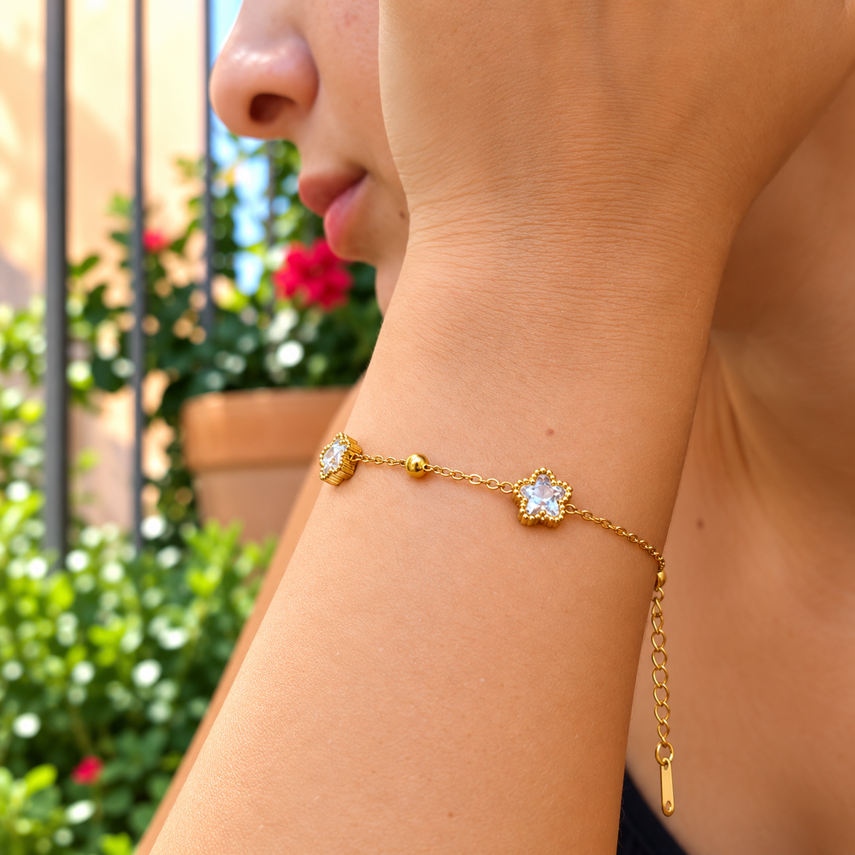 Bracciale 3 Fiorellini