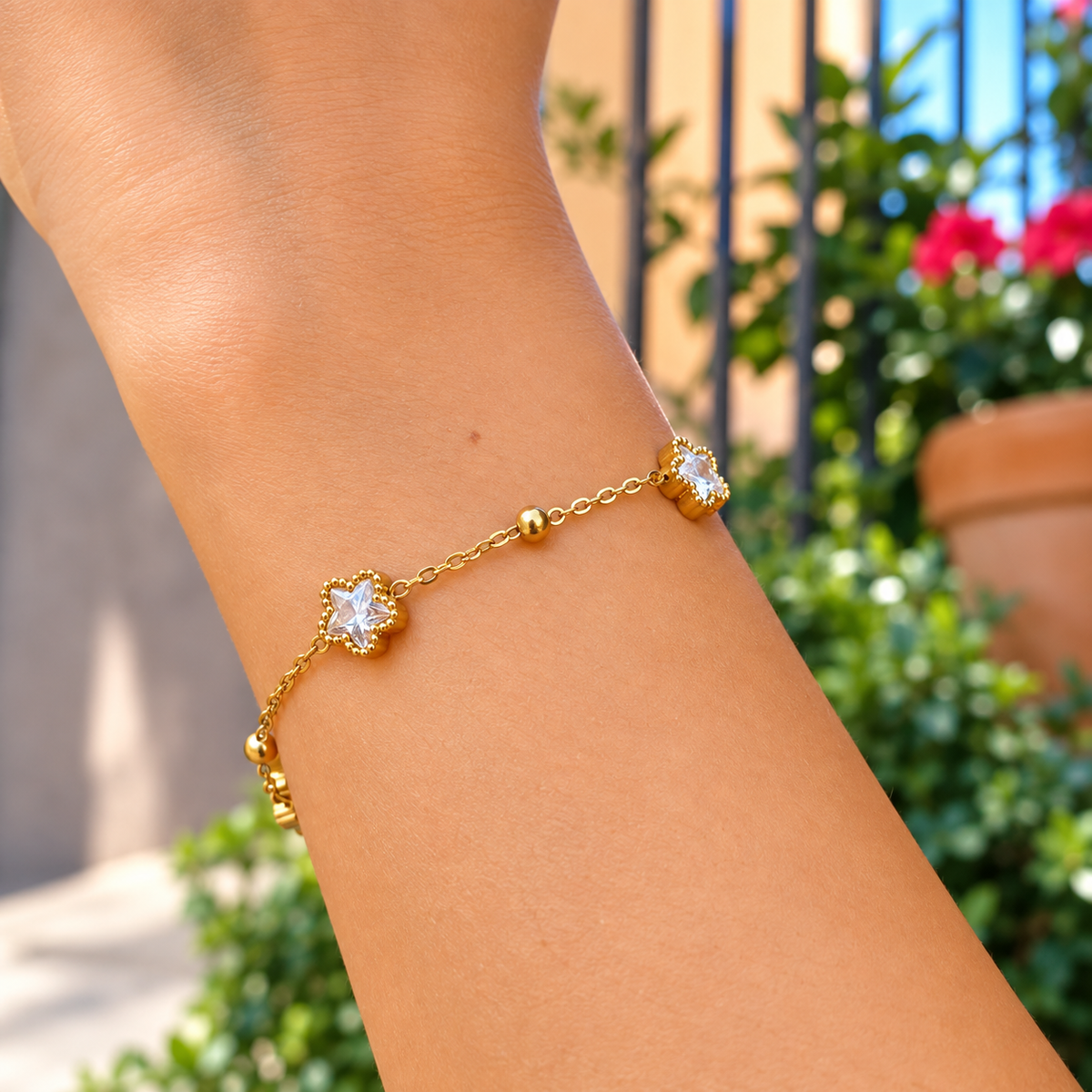 Bracciale 3 Fiorellini