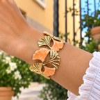 Bracciale Foglie di Ginkgo