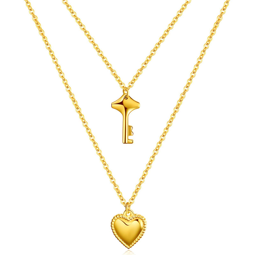 Collana Cuore e Chiave