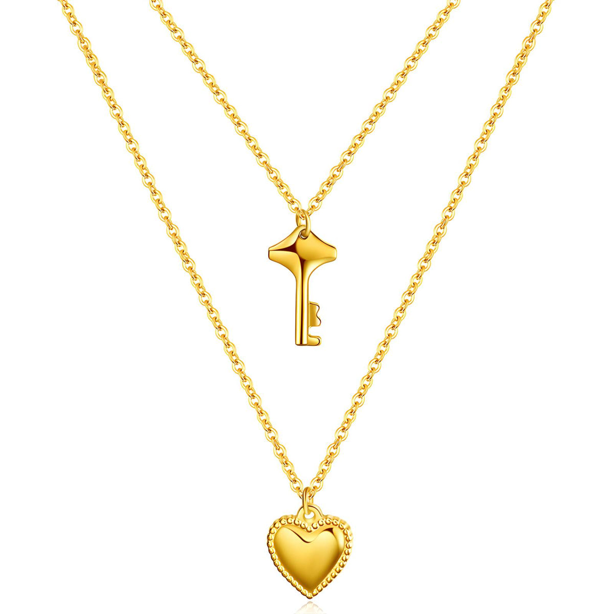 Collana Cuore e Chiave