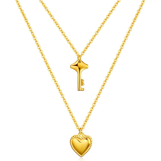 Collana Cuore e Chiave