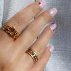 Anello Mezzaluna e Stella