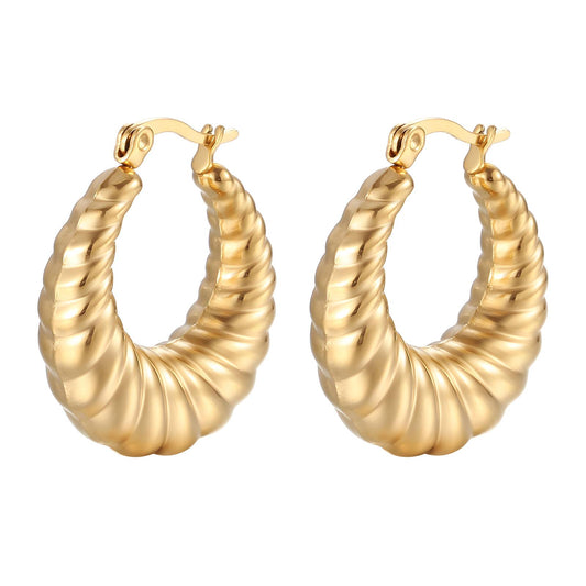 Orecchini Conchiglia d'Oro