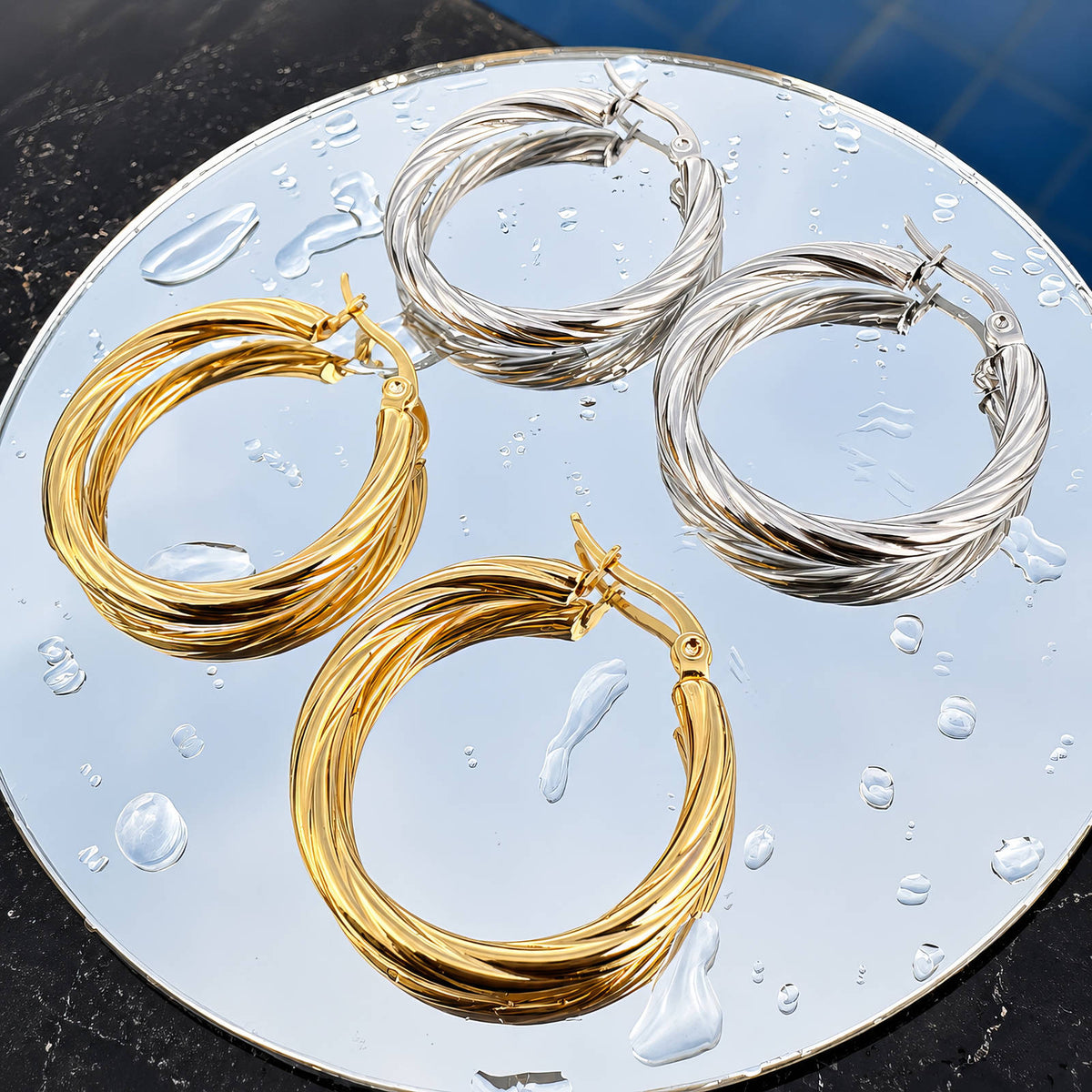 Orecchini Intreccio d'Oro